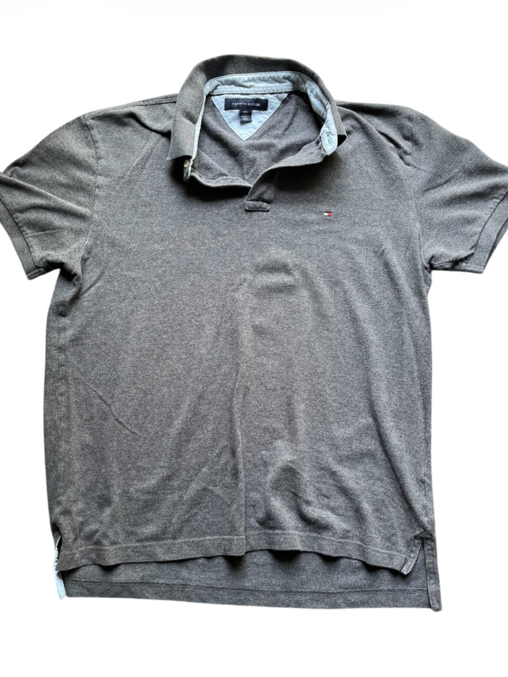 Tommy Hilfiger Men’s Heather Gray Polo Shirt